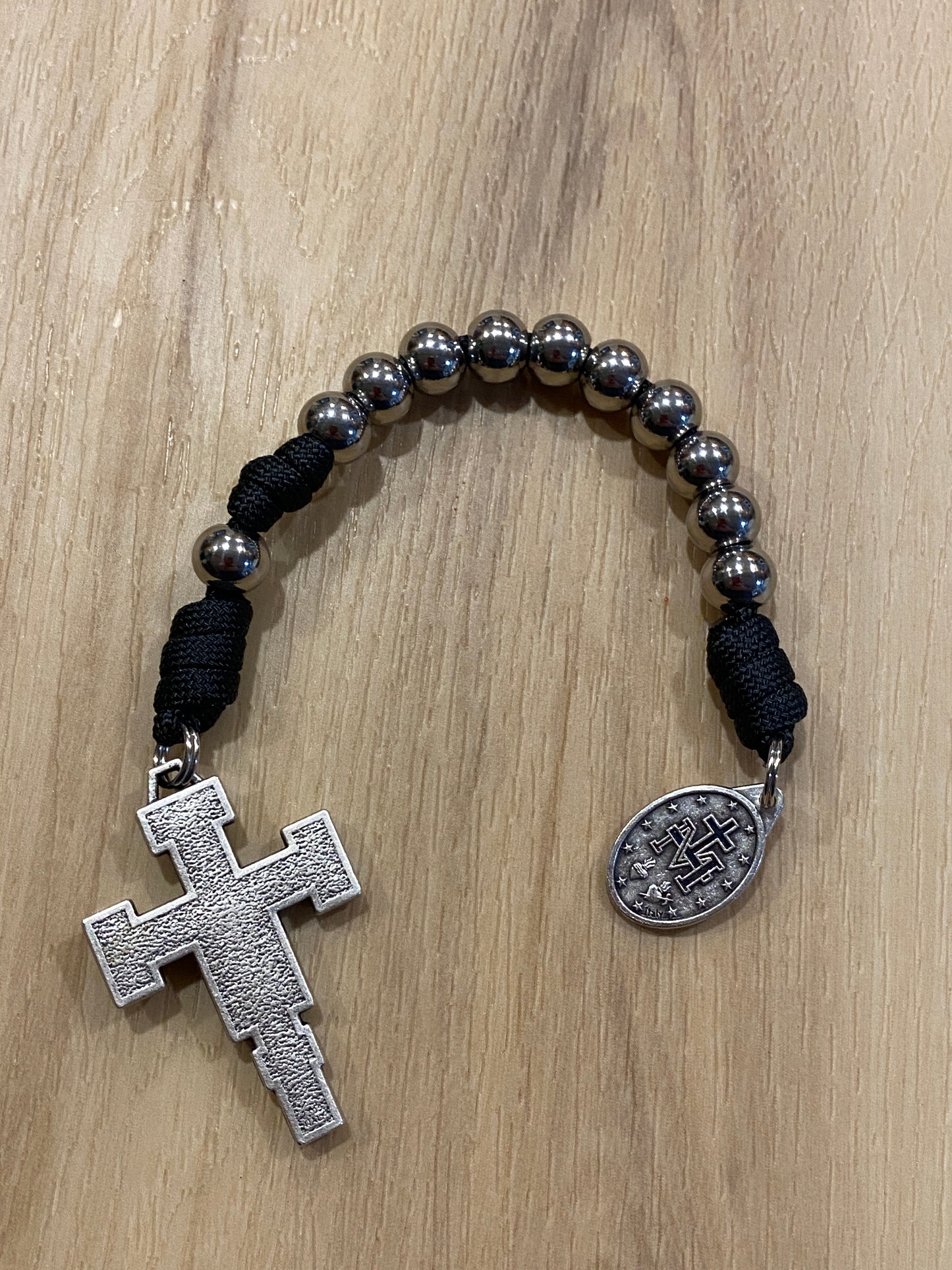 Single Decade Paracord Pocket Rosary