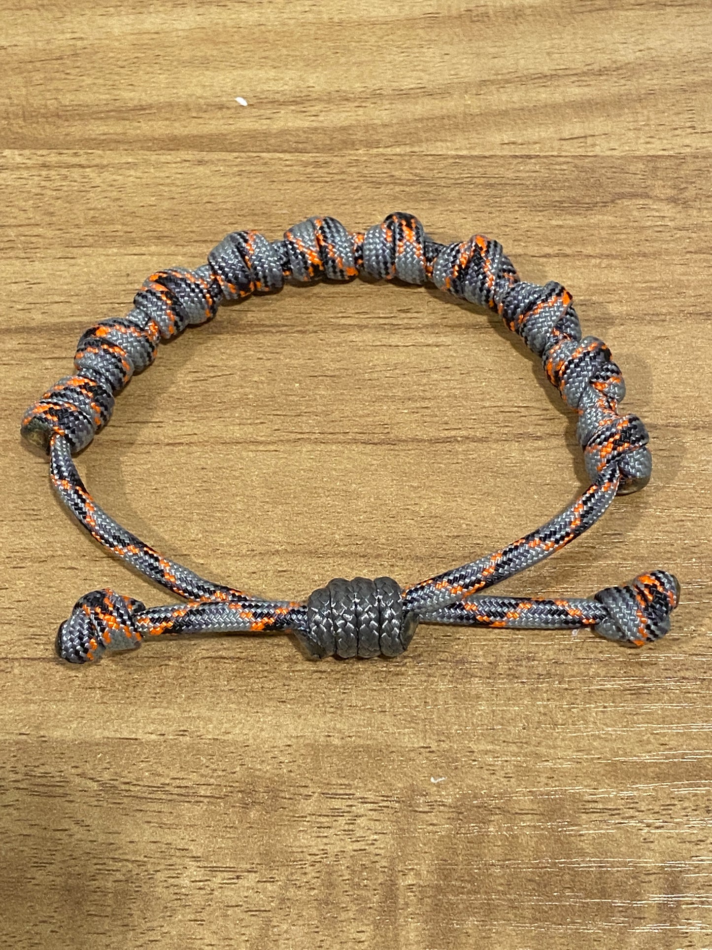 Knotted Double Paracord Rosary Bracelet