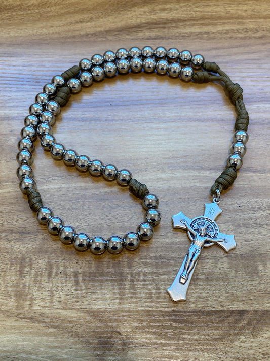MEGA Paracord Rosary - HEAVY!!!