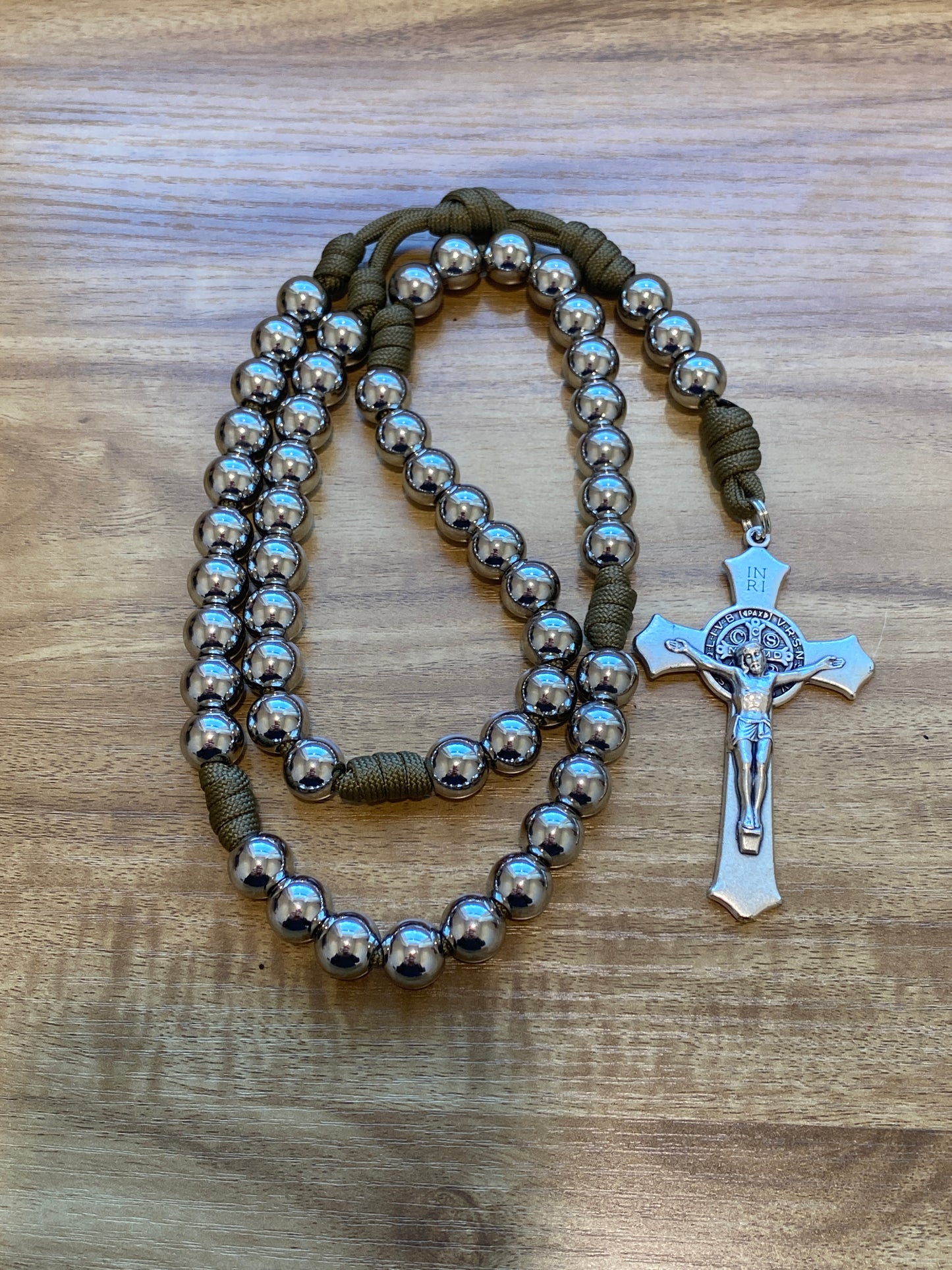MEGA Paracord Rosary - HEAVY!!!