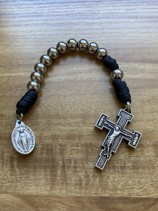 Single Decade Paracord Pocket Rosary